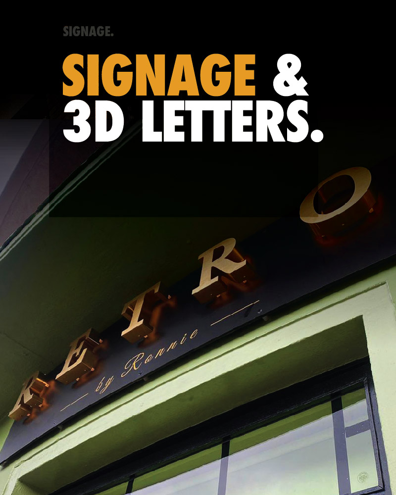 Signage & Built UP 3D Letters